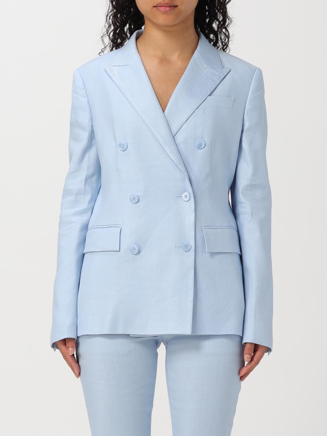 アウターその他 DONDUP Woman Blazer Blue DJ441LS0015DXXX 807