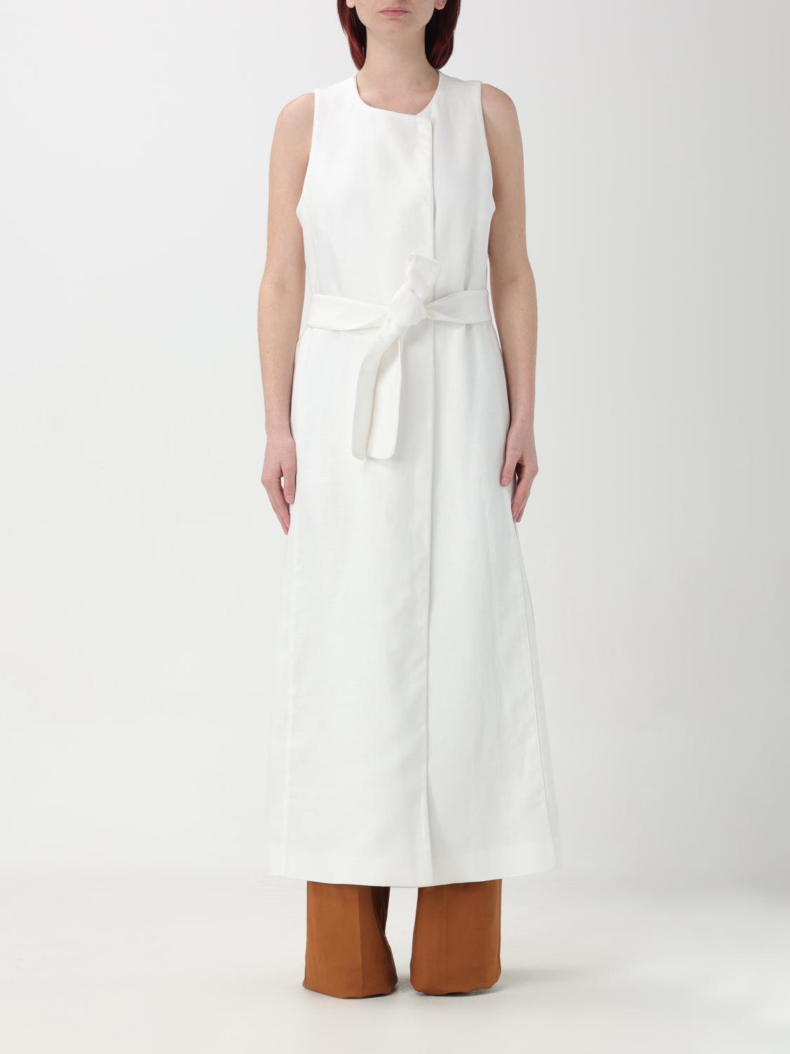 アウターその他 MAX MARA Woman Waistcoat White 2411271012600 001