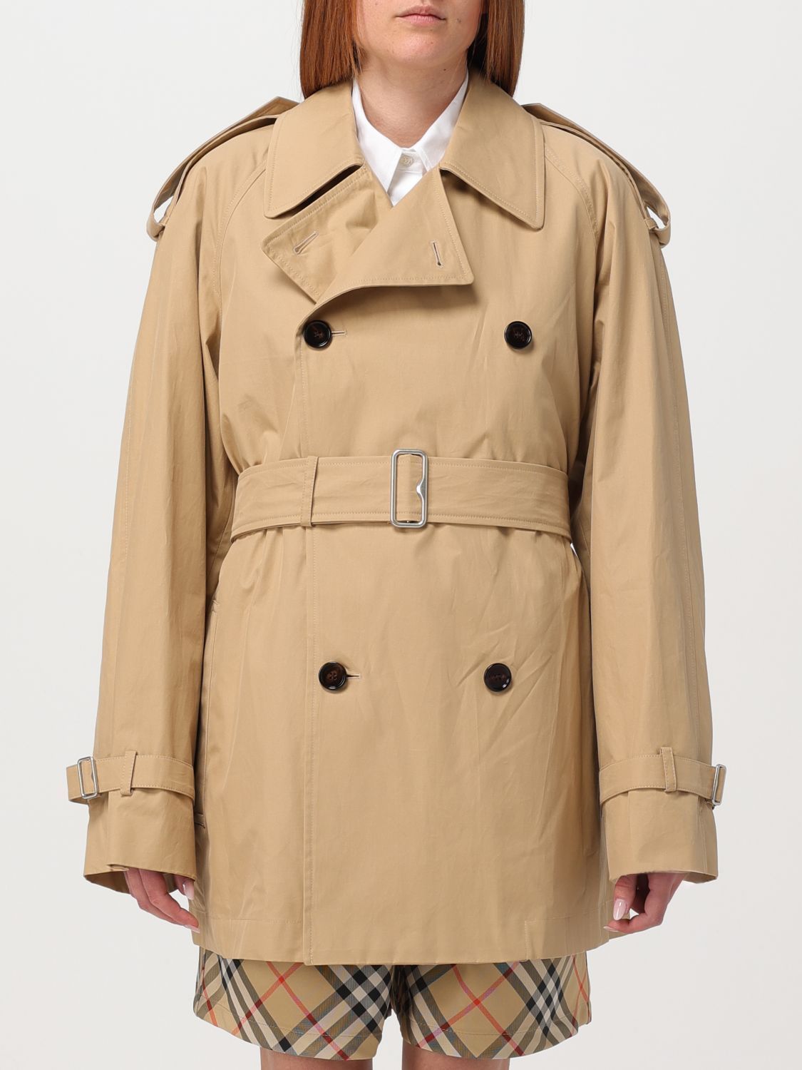 アウターその他 BURBERRY Woman Trench coat Beige 8089783