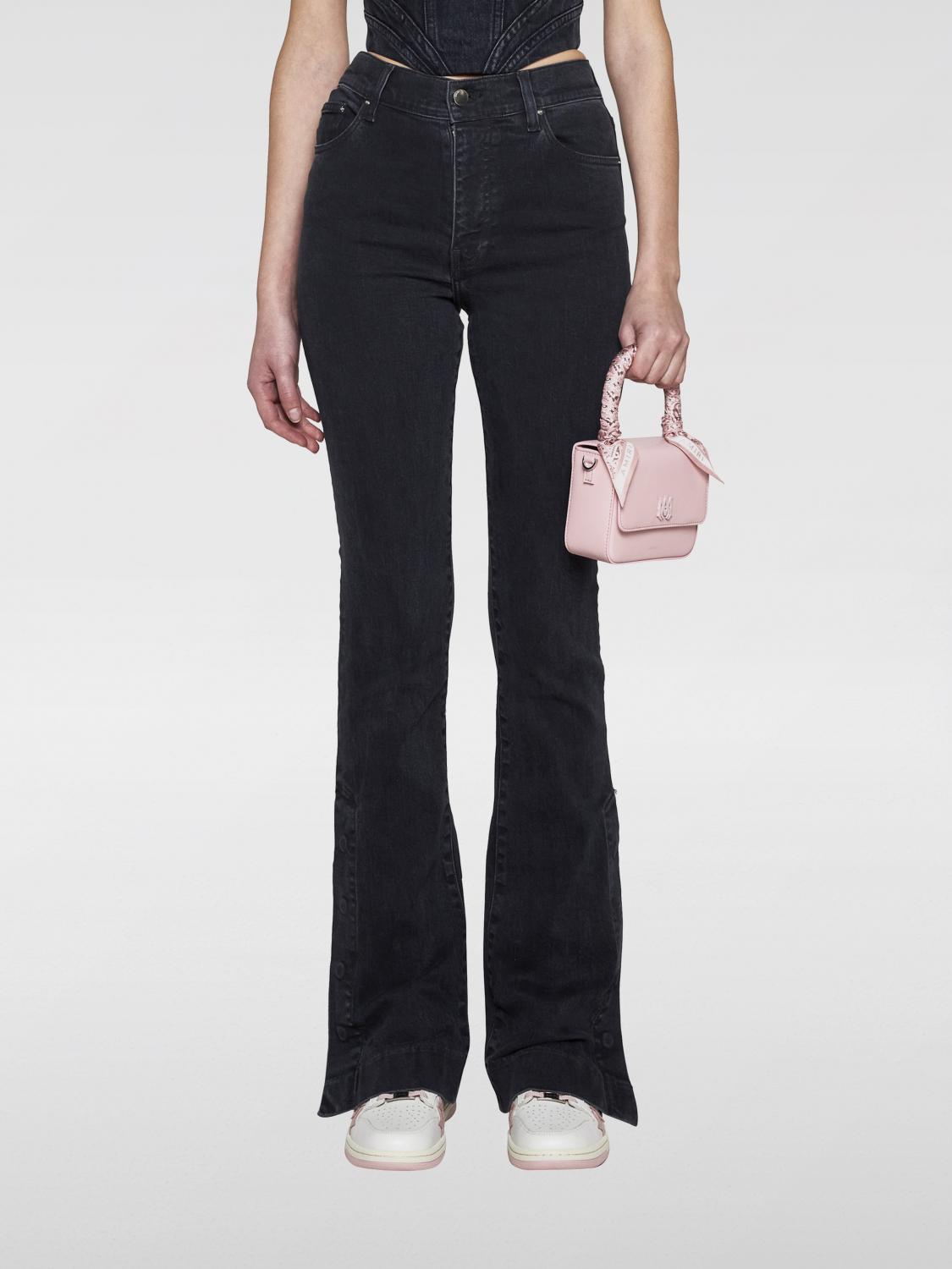 デニム・ジーパン AMIRI Woman Jeans Black PS24WDF017 FADEDBLACK