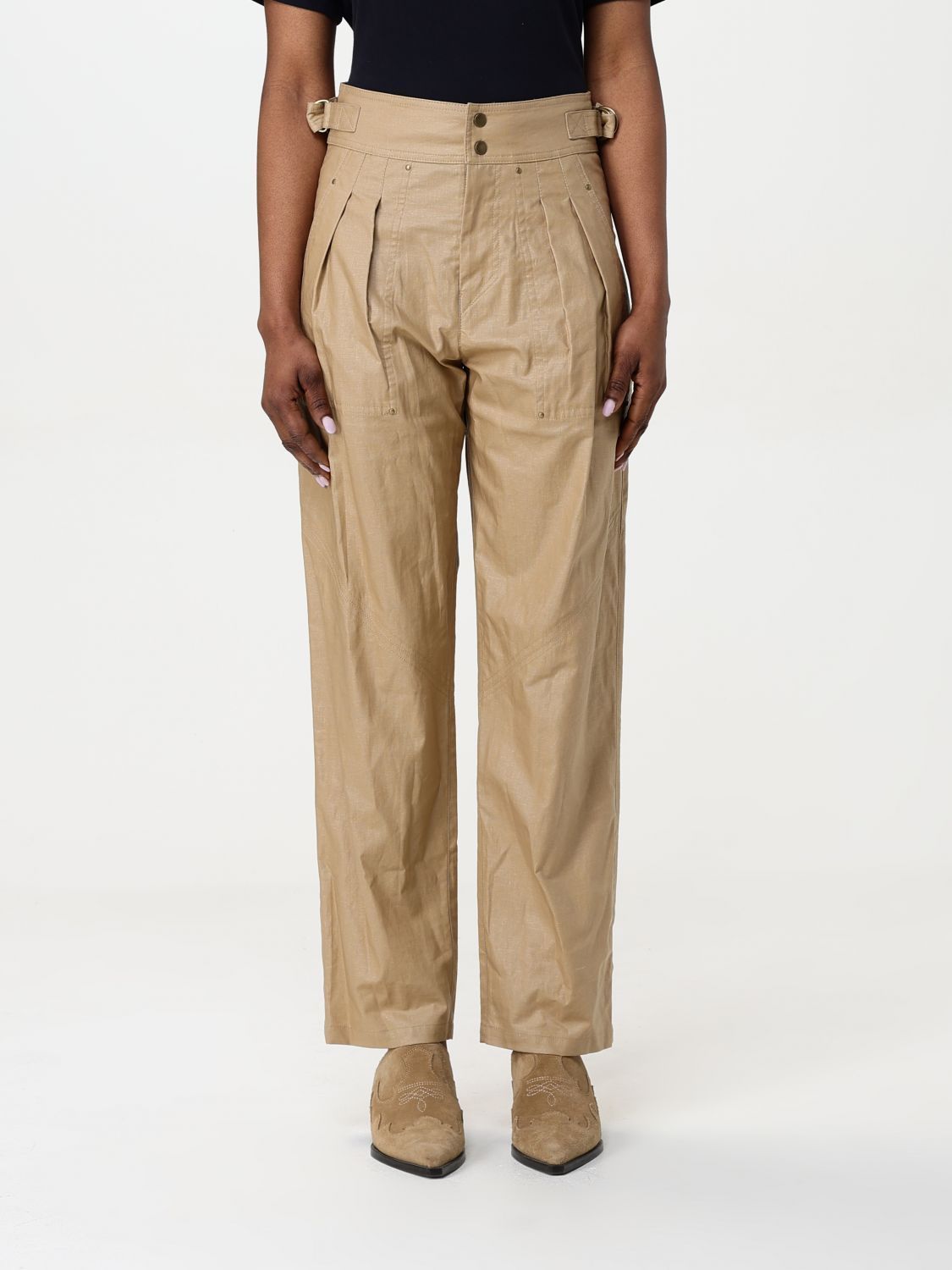 パンツ ISABEL MARANT Woman Pants Beige PA0512FAC1C01I 90BE