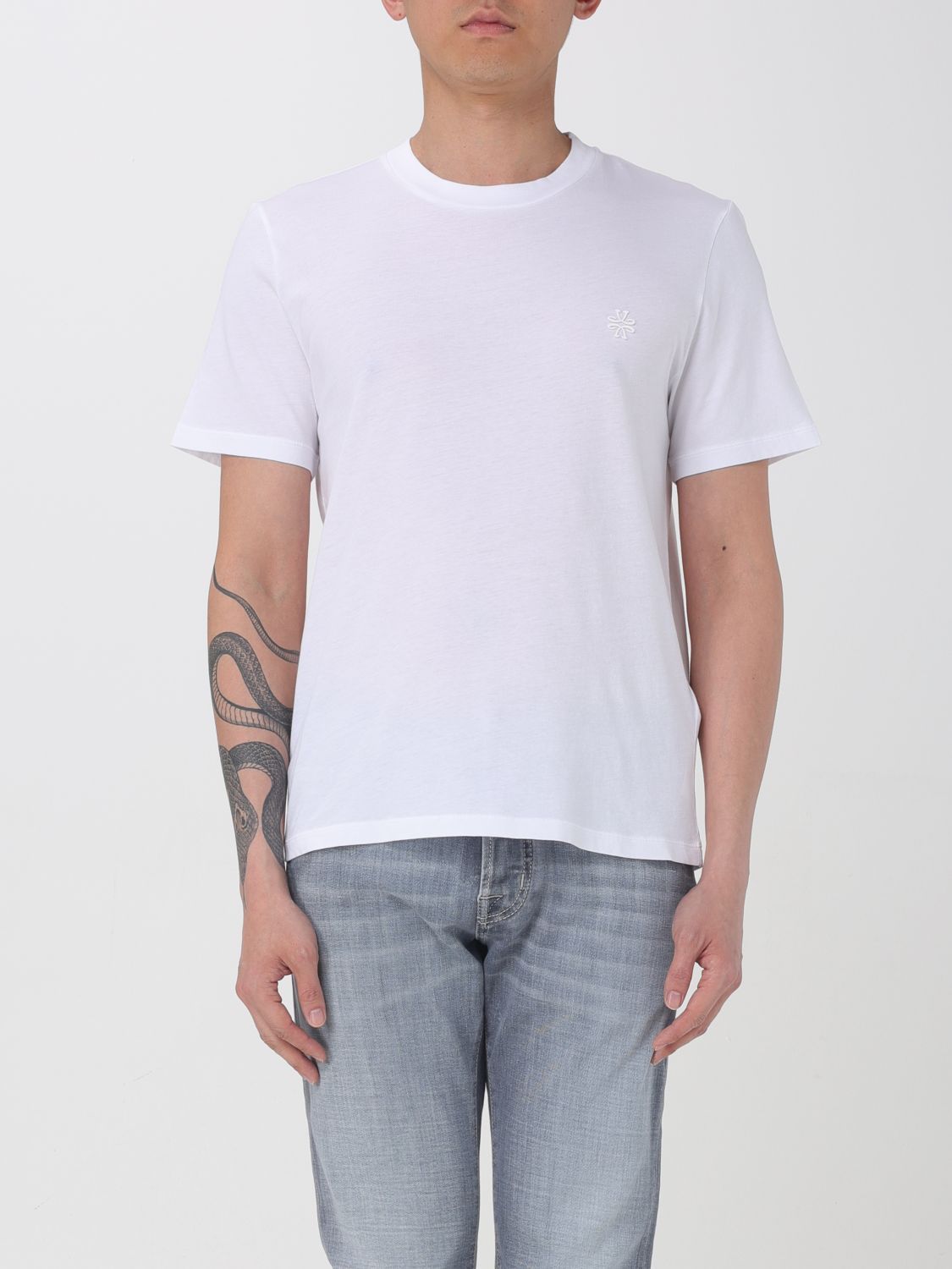 Tシャツ・カットソー JACOB COHEN Men T-shirt White JUM40002082M4530L1 A00