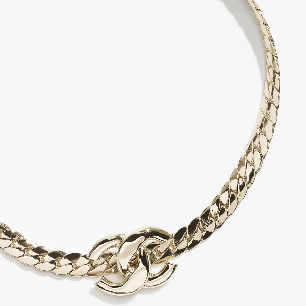 《シンプルで格好いい！25s》CHANEL ネックレス CCロゴ