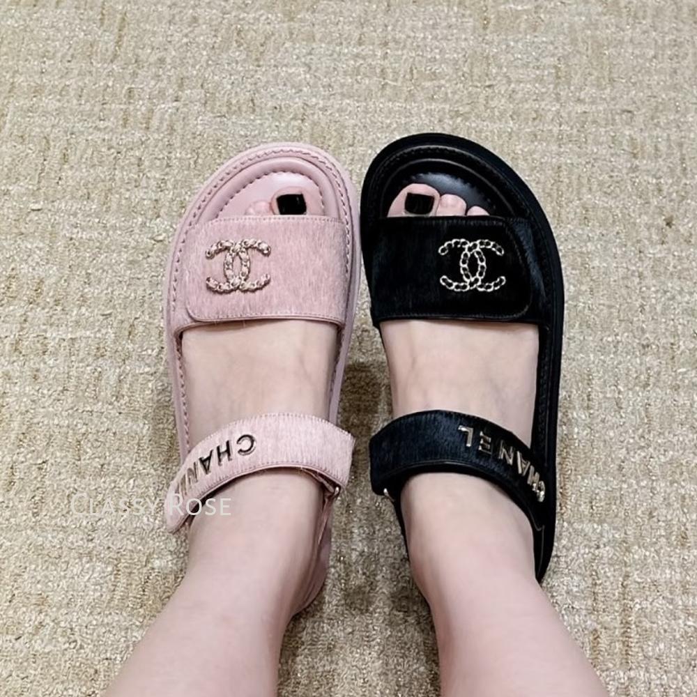 【夏に履きたい！これから大活躍★】シャネル サンダル 履き心地抜群☆夏大活躍【CHANEL】サンダル