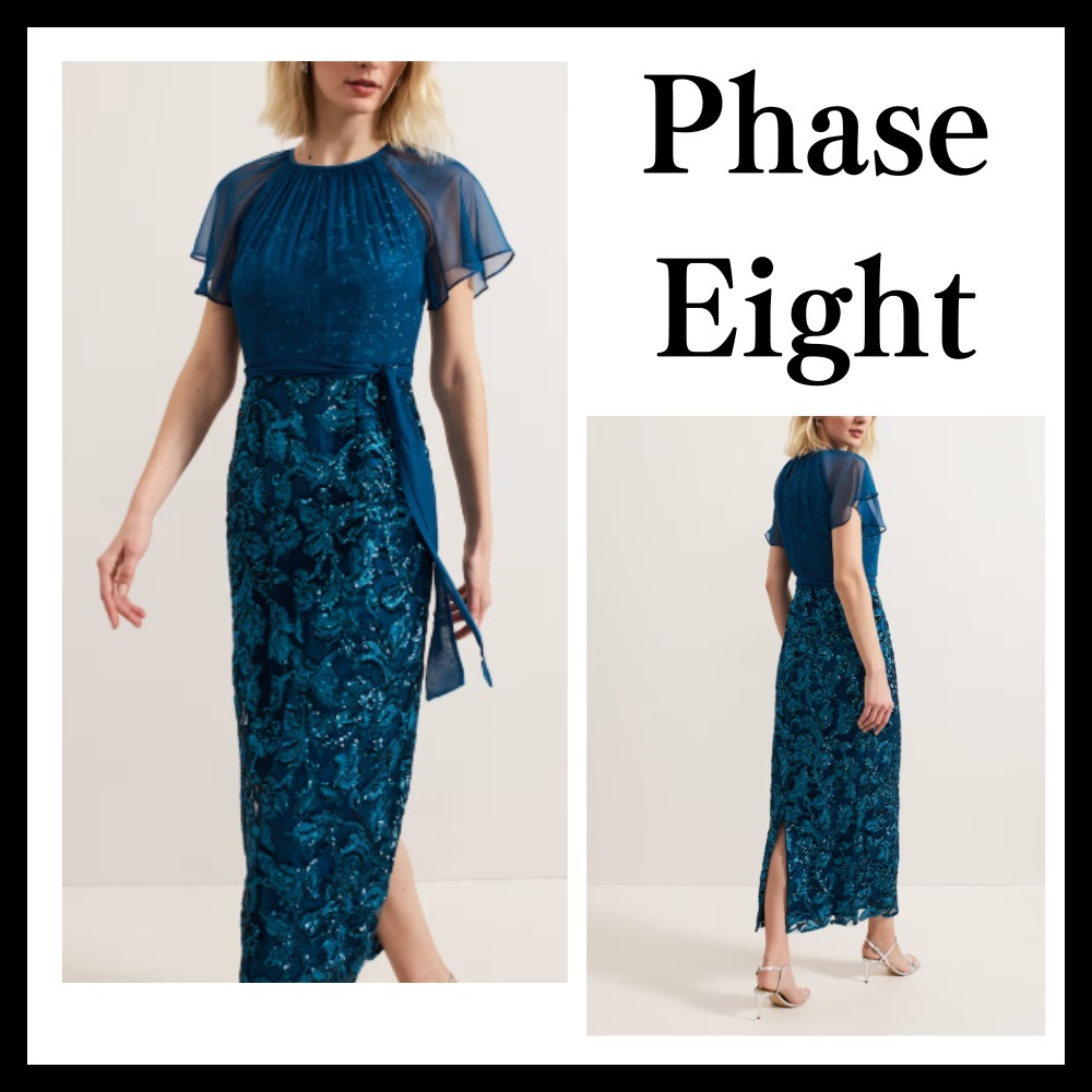 ◆Phase Eight◆ タリア スパンコール ドレス