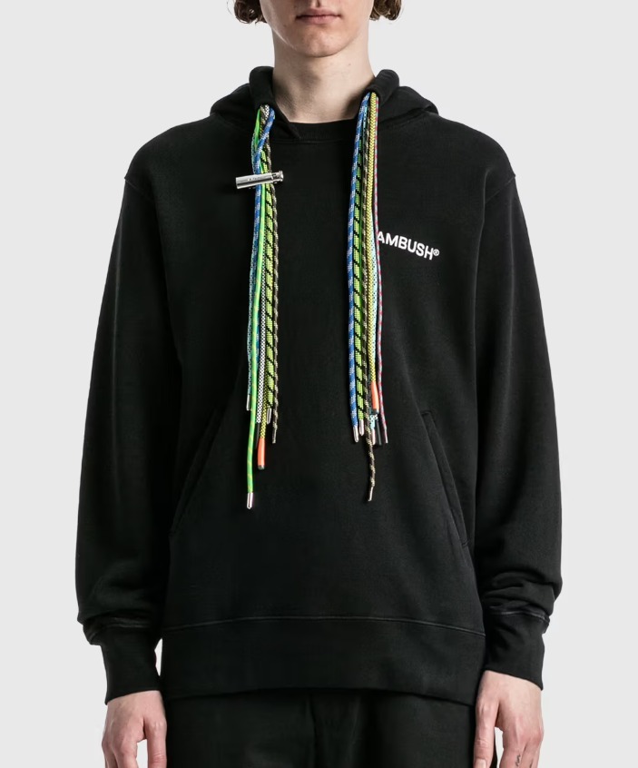 AMBUSH ロゴ マルチコード フード付き コットン 長袖 パーカー AMBUSH ロゴ マルチコード フード付き コットン 長袖 パーカー