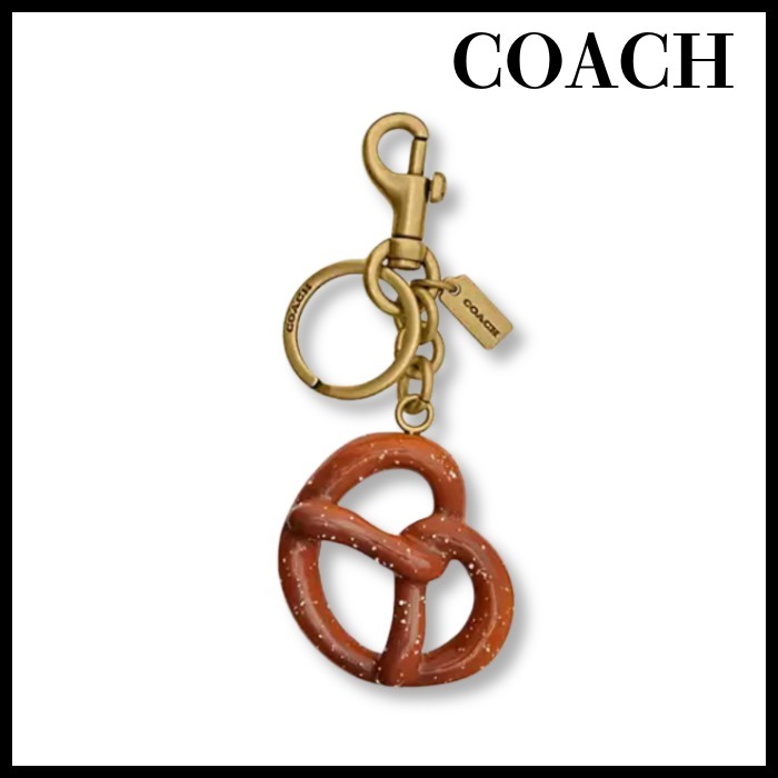 大人気【COACH】プレッツェル バッグチャーム〈送料込み〉