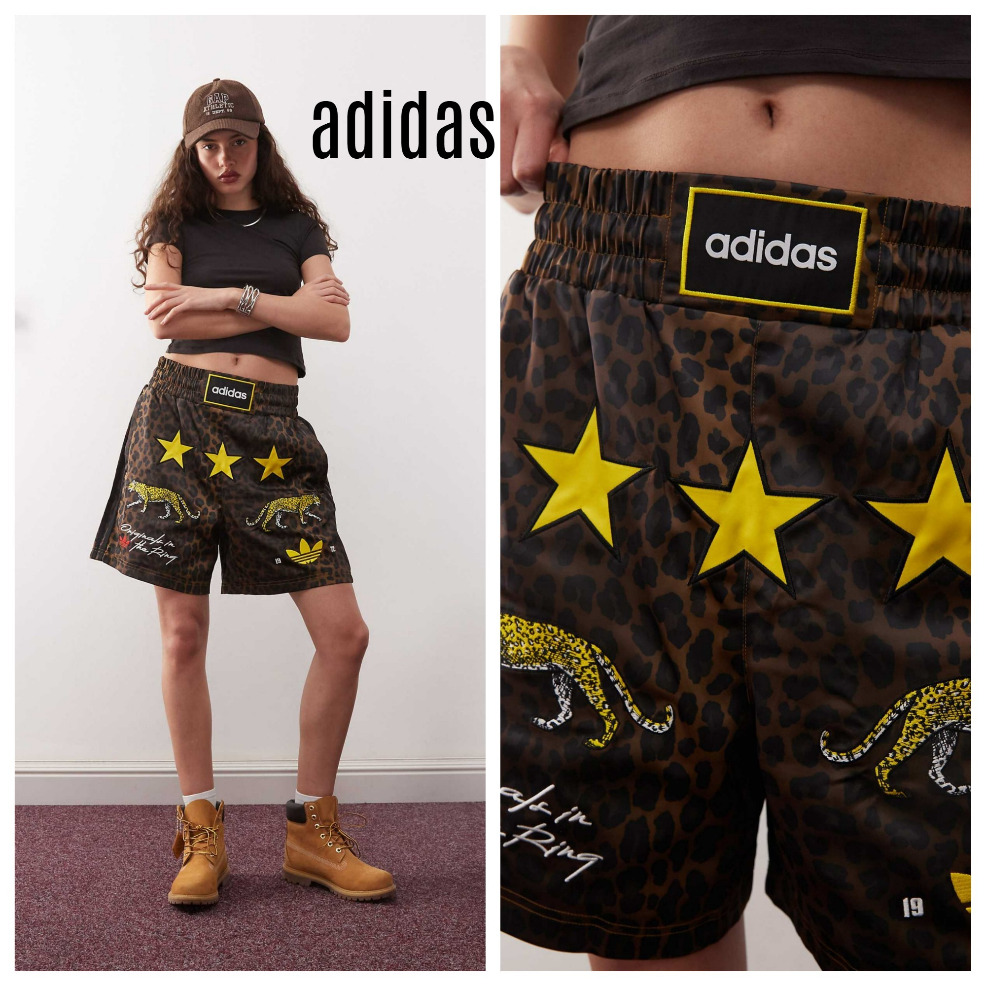 ■adidas■Originals ボクシング ショーツ leopard ヒョウ柄