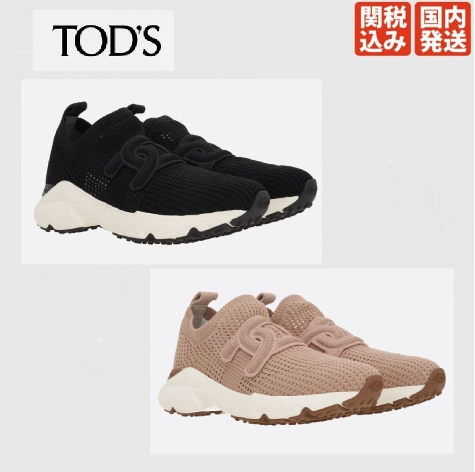 【関税込み】TOD'S Kate stretch knit slip-on sneakers2色