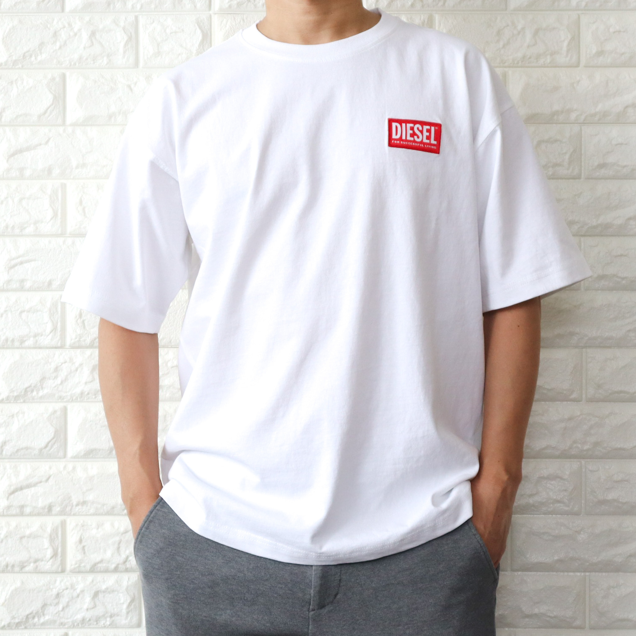 楽天市場】ディーゼル DIESEL Tシャツ メンズ T-DIEGOS-LOGO M