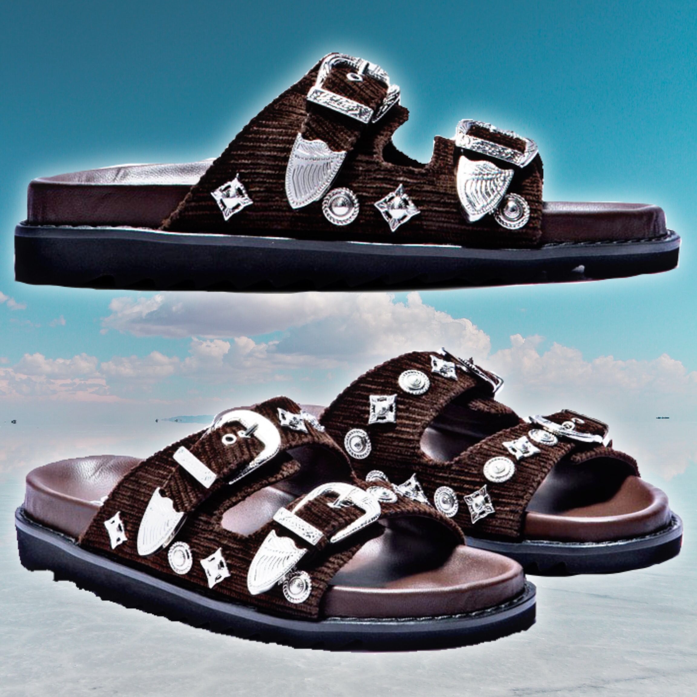 TOGA PULLA CORDUROY SANDAL★トーガプルラ サンダル