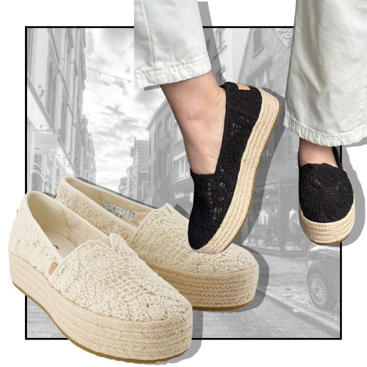 TOMS ★ 軽やかな履き心地の一足 バレンシア エスパドリーユ