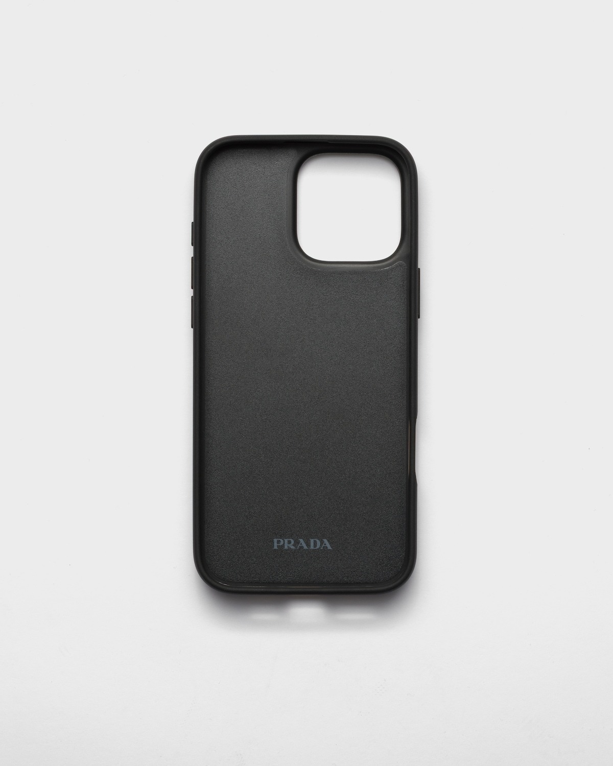 PRADA iPhone 14 Plus ストラップ付 レザーケース 1ZH174 (PRADA