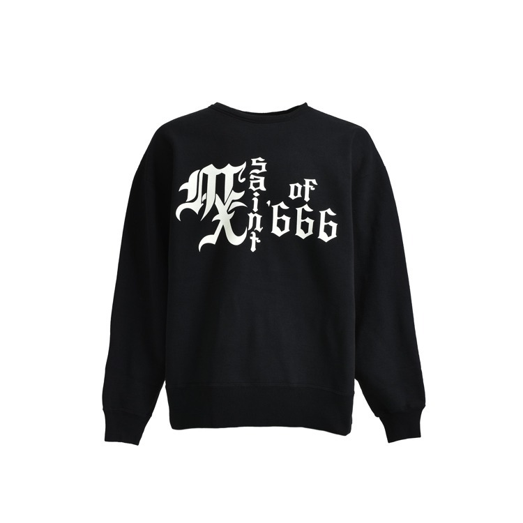 【SAINTMXXXXXX】CRW-N SWEAT / MX666 / BLK 要在庫確認