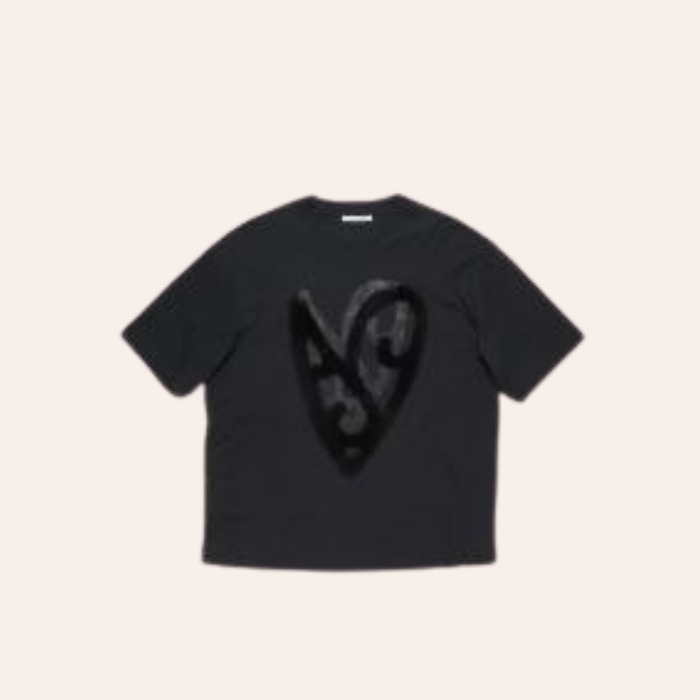 公式サイト Acne Studios アクネ ハートロゴプリントTシャツ (Acne Studios トップス