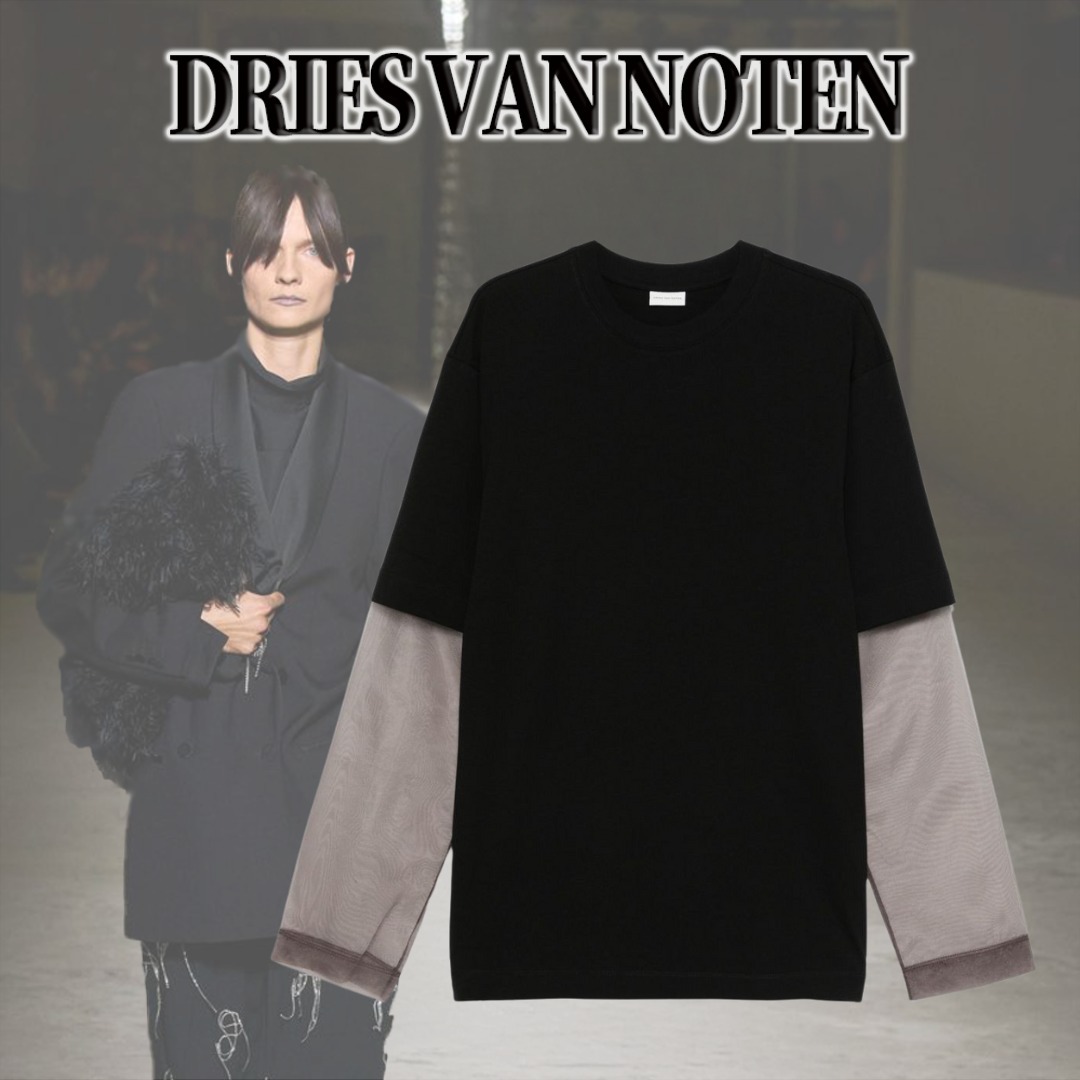 【更なる前進へ】Dries Van Noten 透明 長袖Tシャツ