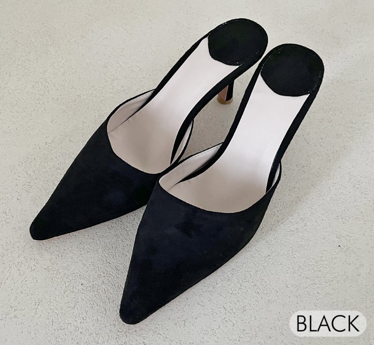 ★IAMMARI★ スエードミュールシューズ(7.5cm)