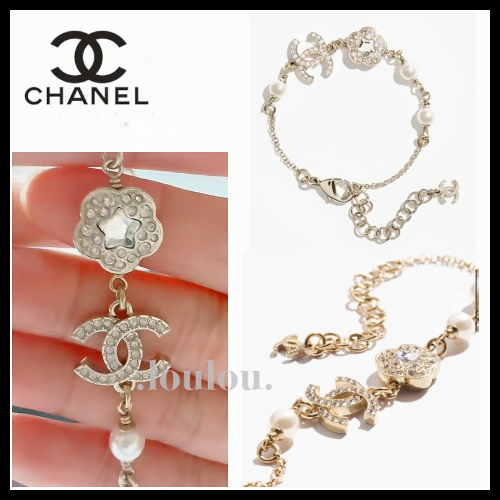 【キラキラのお花モチーフが可愛い♪】CHANEL ブレスレット
