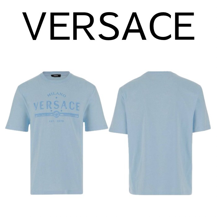 VERSACE Tシャツ ネバー フォゲット ヴェルサーチェ ロゴ