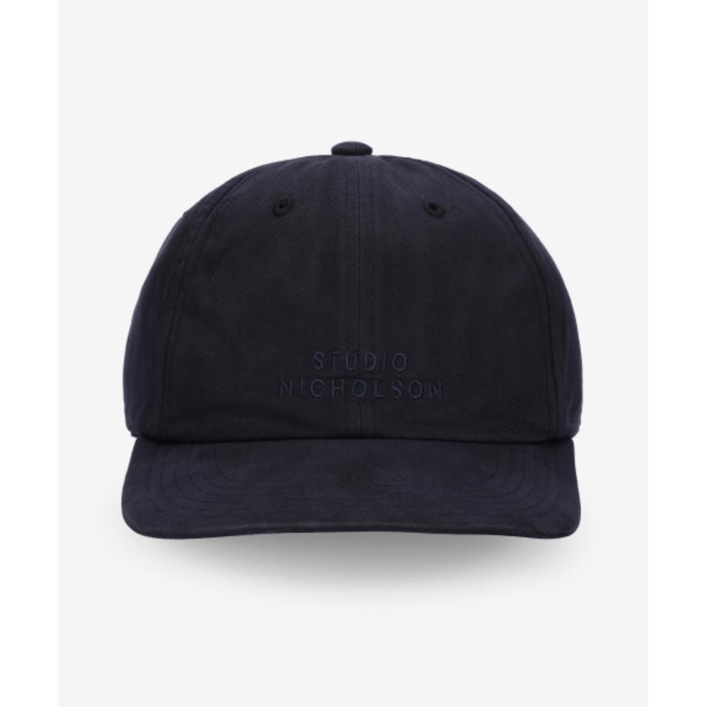 ◆STUDIO NICHOLSON◆ Logo Ball Cap Dark Navy CAPSNM1168DKTNA