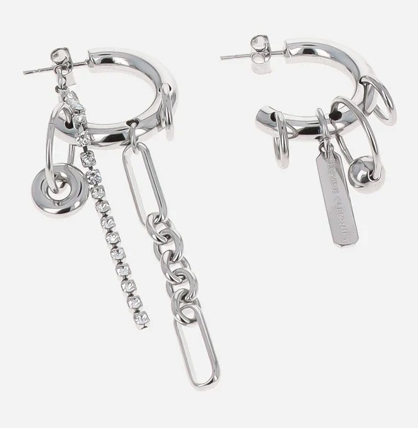 Justine Clenquet ピアス ドロップ アシンメトリー フープ
