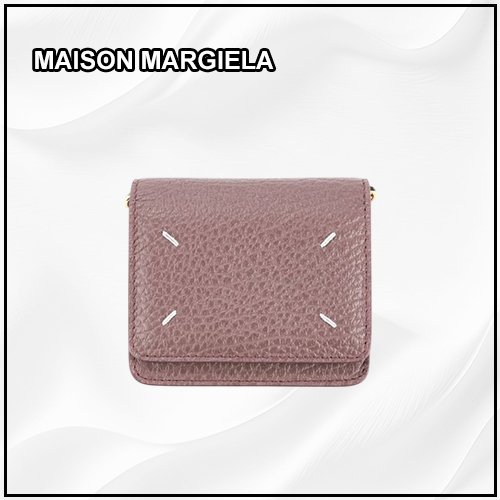 ★【Maison Margiela】 Stitches Chain Wallet Pink★