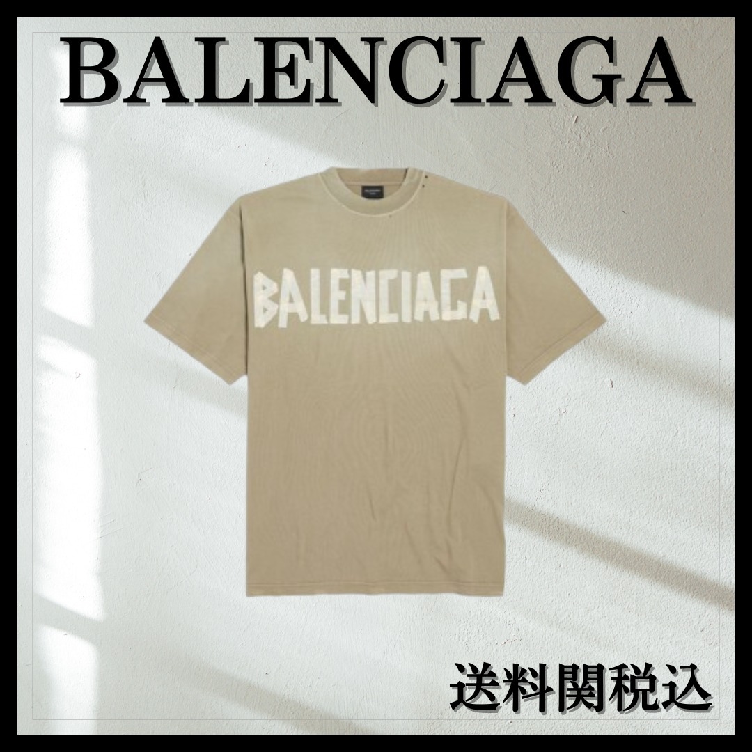 【国内発送】BALENCIAGA Tape Type Tシャツ ミディアムフィット