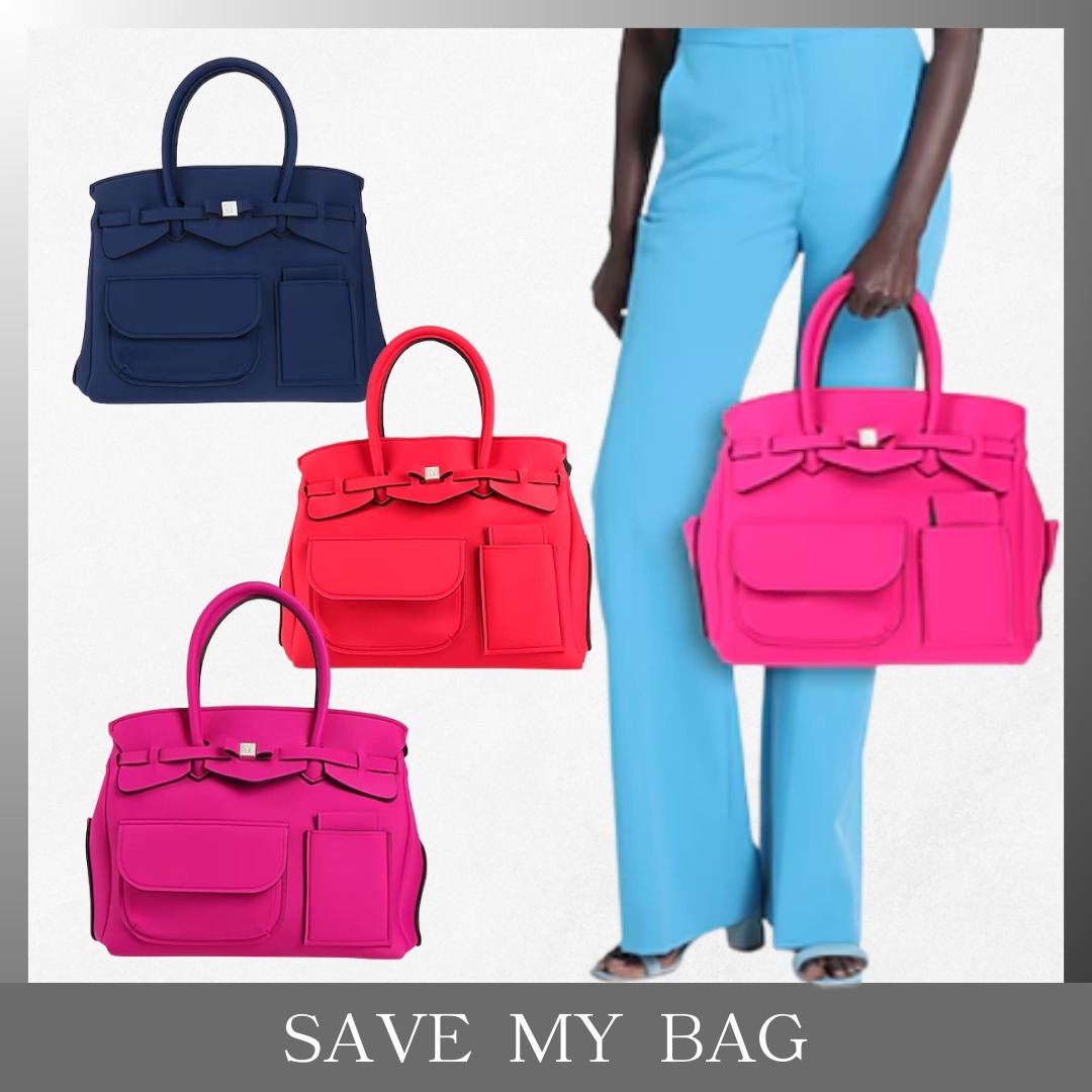 SAVE MY BAG ◆ ハンドバッグ トートバッグ ロゴ入り