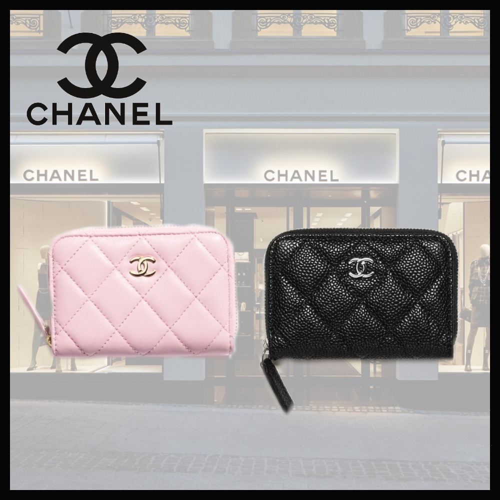 【エレガント♪】 CHANEL クラシックジップコインパース
