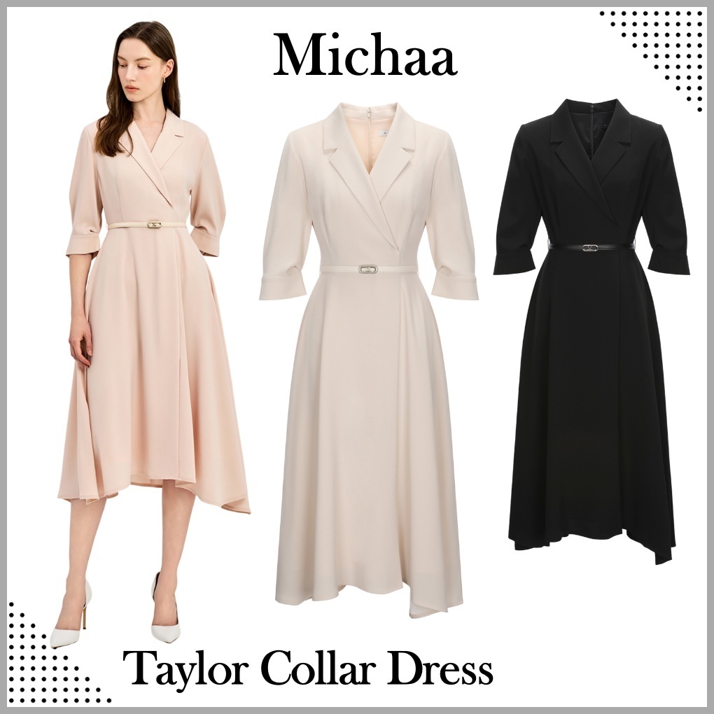 ◆MICHAA テイラーカラードレス