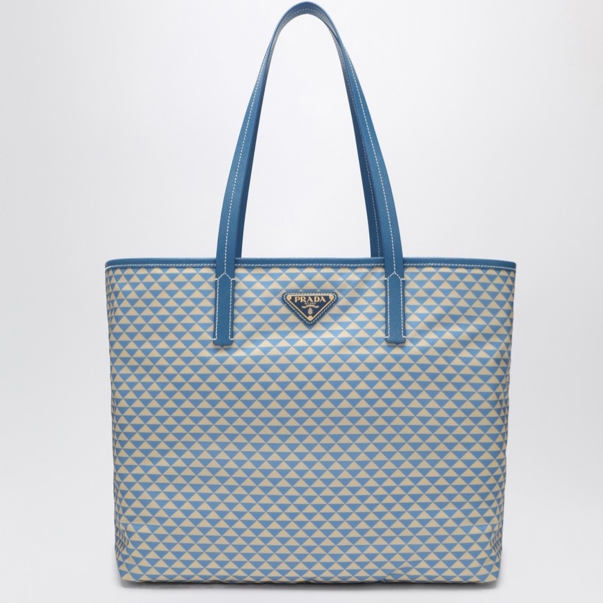 【PRADA】リナイロン ライトブルートートバッグ/送料込