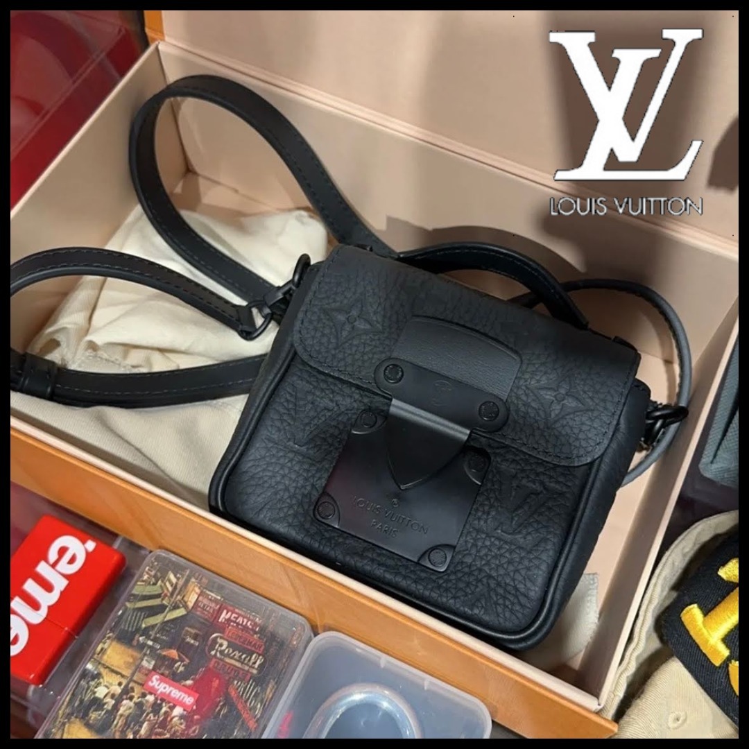 【新作】LV ピコSロックブラックモノグラムショルダーバッグ