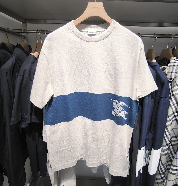 【BURBERRY】EKDプリント コットンTシャツ
