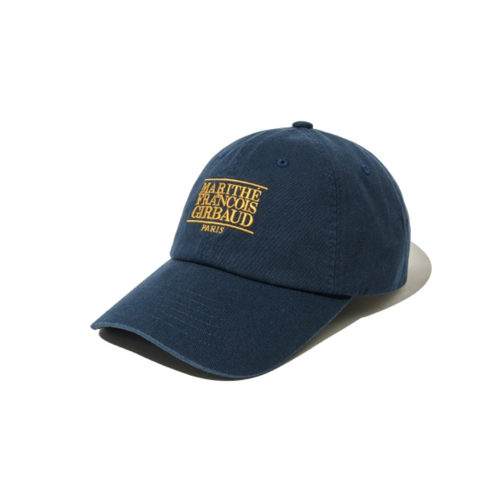 キャップ Marithe + Francois Girbaud SMALL CLASSIC LOGO CAP dark blue