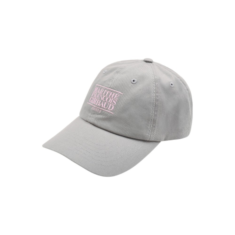 キャップ Marithe + Francois Girbaud SMALL CLASSIC LOGO CAP light gray