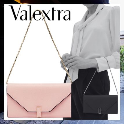 ピンク系 Valextra(ヴァレクストラ) 長財布(レディース) - 海外