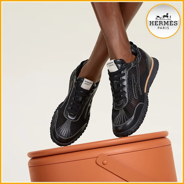 【カジュアルに♪】HERMES スニーカー 《ジェット》