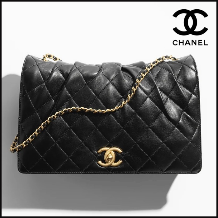 ★エレガントデザイン【 CHANEL 】ラージ フラップ バッグ