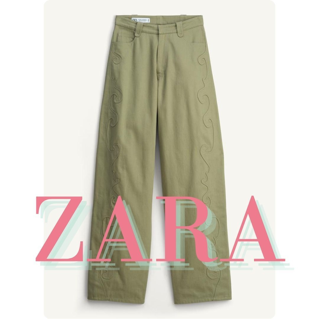 ZARA LIMITED EDITION サイドディテールパンツ 2450/760