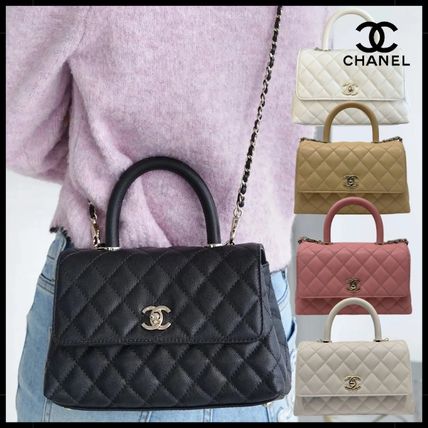 異素材ミックス CHANEL(シャネル) ハンドバッグ(レディース
