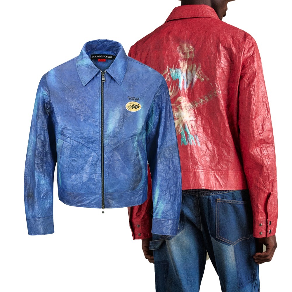 ADSB★UNISEX WILSON PRINTED TYVEK JACKET★画期的デザイン人気