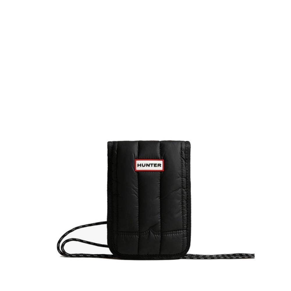 ショルダーバッグ・ポシェット HUNTER [UNISEX] Intrepid Puffer Essential Phone Pouch Black/