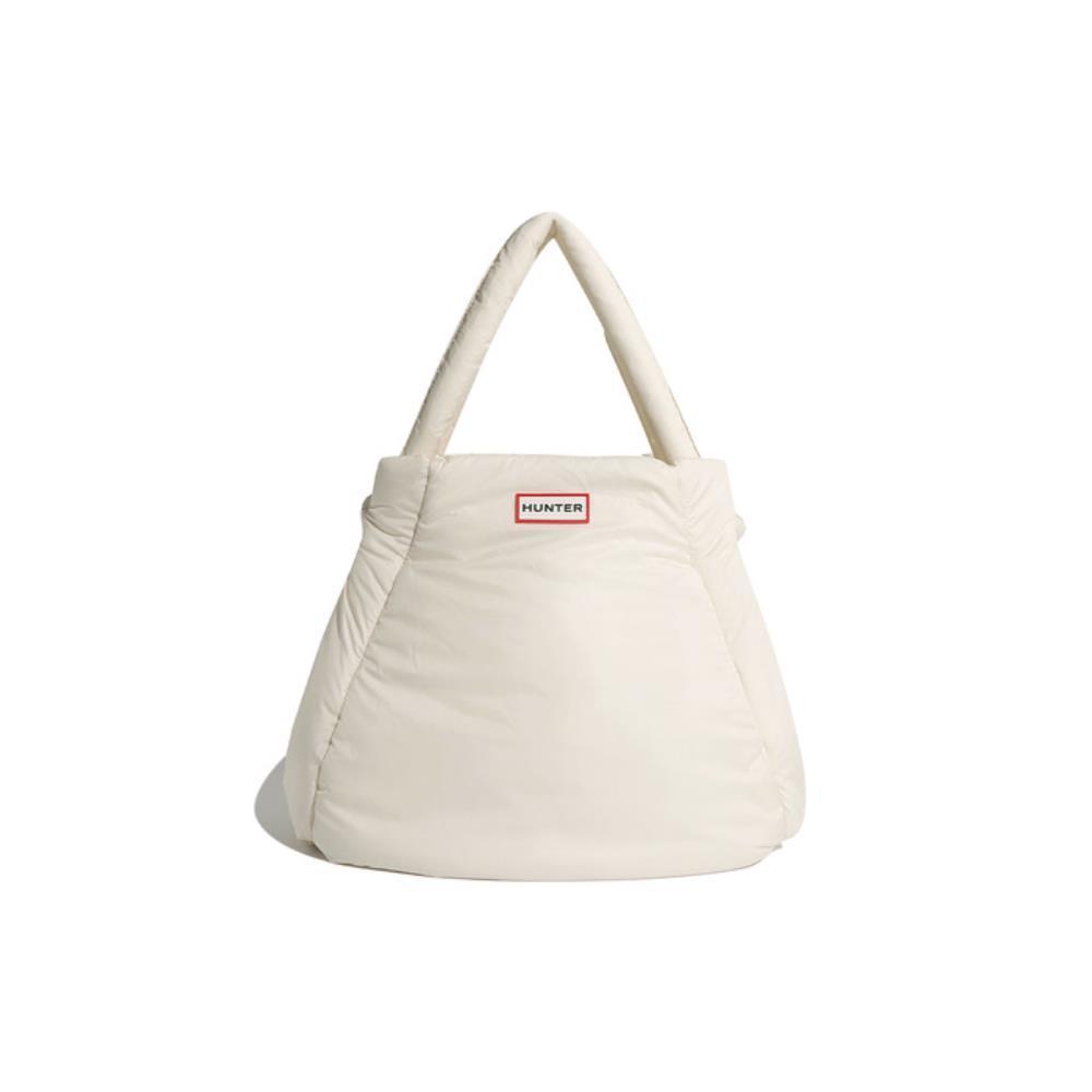 トートバッグ HUNTER [UNISEX] Intrepid Puffer Large Tote Bag White Willow