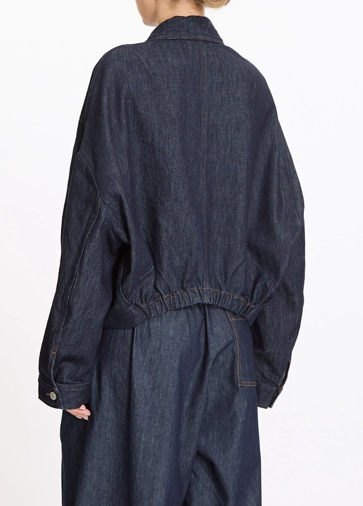 繊細なデザイン《DRIES VAN NOTEN》ヴェストデニムジャケット