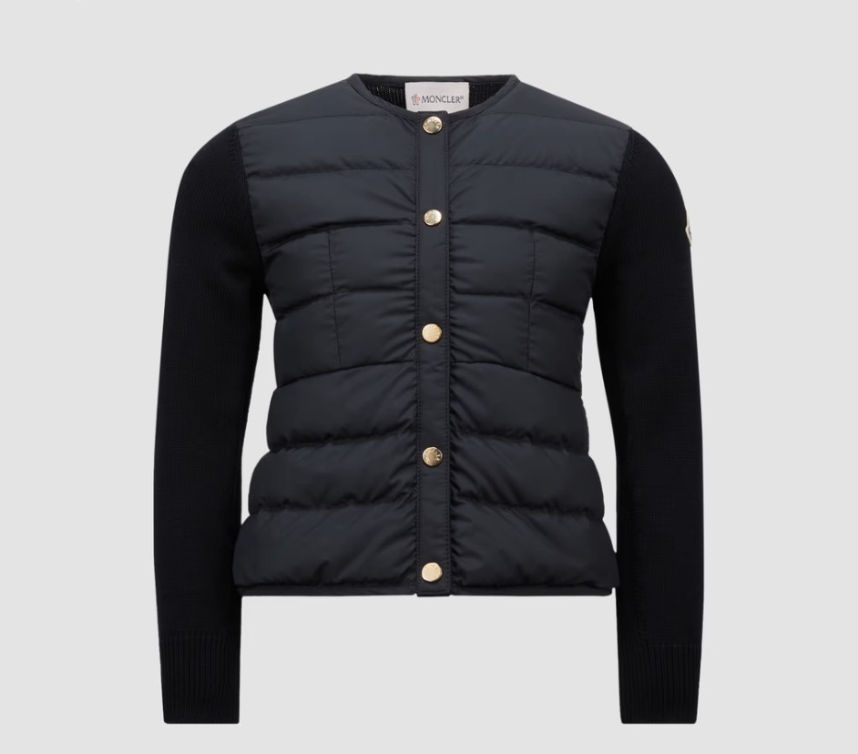 MONCLER 2025春夏新作キッズ ダウン入りカーディガン 4A/6A