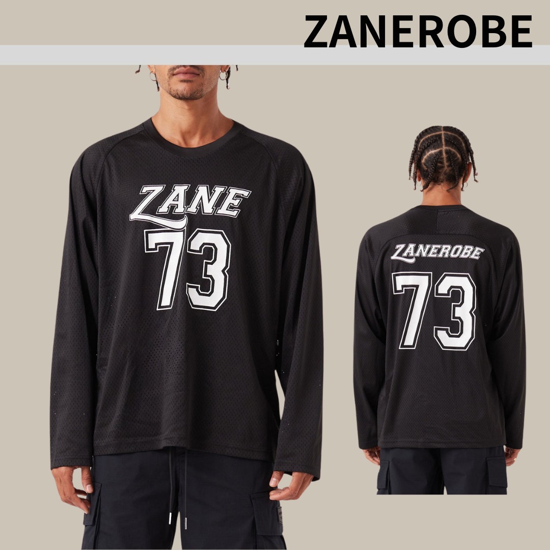 ZANEROBE 73 ホッケー ジャージ ロングTシャツ ブラック