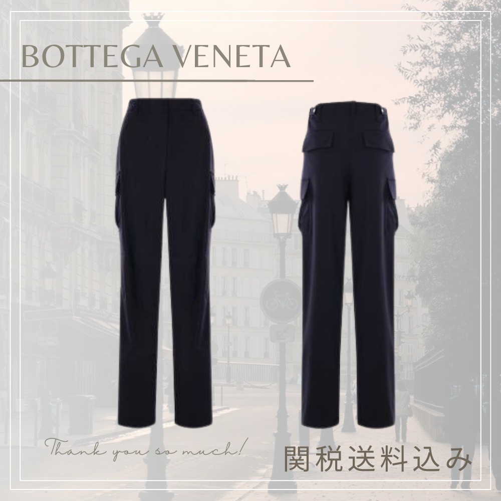 [BOTTEGA VENETA] ウール カーゴパンツ レディース