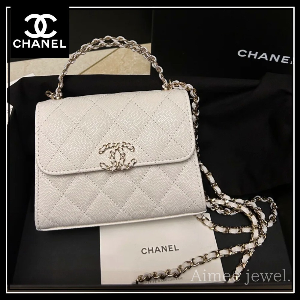 ＊上品♪＊【CHANEL】クラッチバック チェーン トップハンドル