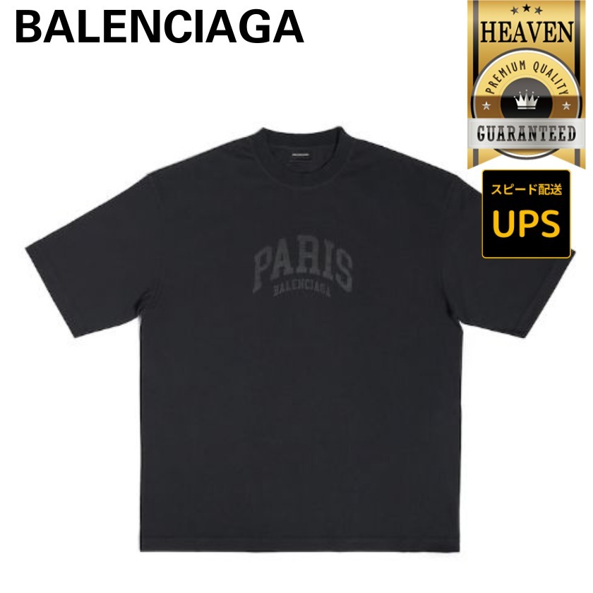 6万取引突破★UPS速達便利用【BALENCIAGA】612966 TLVL7_Tシャツ