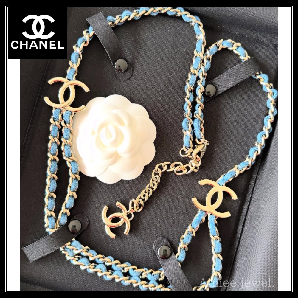 お洒落雰囲気に★【CHANEL】チェーンベルト ABF177-B19836-NAESV 華奢なデザイン☆】CHANEL チェーンベルト (CHANEL/ベルト